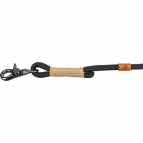 Guinzaglio regolabile per cane Trixie Be Nordic Nero Sabbia S/M