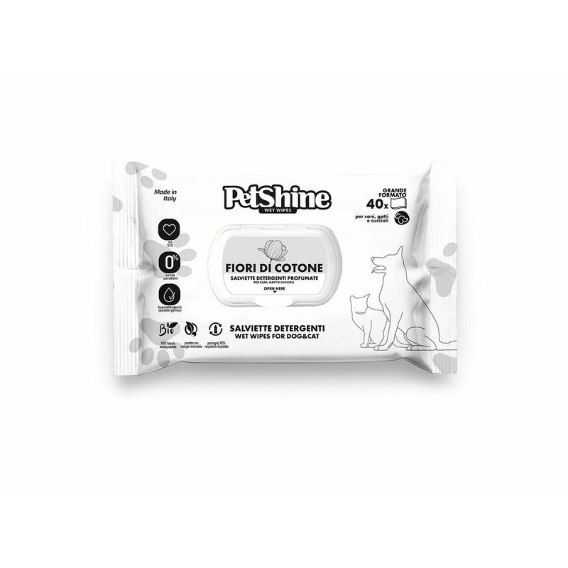Salviettine Inumidite per Animali Domestici Trixie 40 Unità