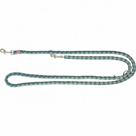 Guinzaglio regolabile per cane Trixie Azzurro Verde S/M 2 m