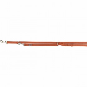Guinzaglio regolabile per cane Trixie Premium Arancio XS/S