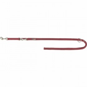Guinzaglio regolabile per cane Trixie Premium Rosso XS/S
