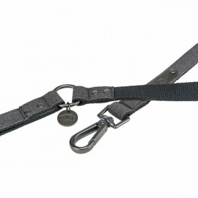 Guinzaglio regolabile per cane Trixie CityStyle Nero M/L