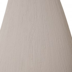 Vaso Alexandra House Living Ecru Ceramica Righe 21 x 21 x 74 cm