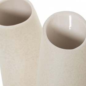 Vaso Alexandra House Living Beige Ceramica Maculato 16 x 33 x 37 cm