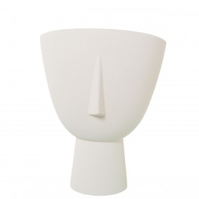 Vaso Alexandra House Living Ecru Ceramica Faccia 27 x 27 x 36 cm