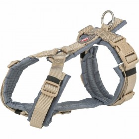 Imbracatura per Cani Trixie Premium Trekking Grafite Sabbia XL