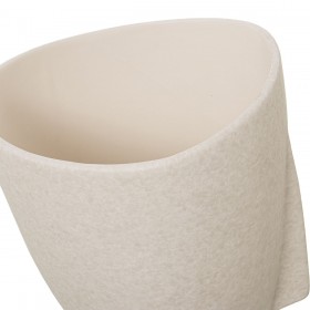 Vaso Alexandra House Living Beige Ceramica Faccia Maculato 23 x 23 x 43 cm