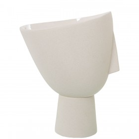 Vaso Alexandra House Living Beige Ceramica Maculato 27 x 27 x 35 cm