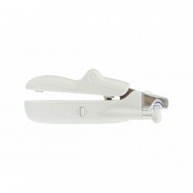Tagliaunghie con LED per Animali Domestici Trixie Acciaio inossidabile Plastica 15 cm Bianco