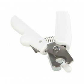 Tagliaunghie con LED per Animali Domestici Trixie Acciaio inossidabile Plastica 15 cm Bianco