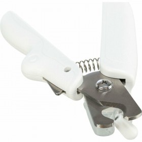 Tagliaunghie con LED per Animali Domestici Trixie Acciaio inossidabile Plastica 15 cm Bianco
