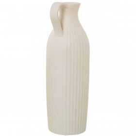 Vaso Alexandra House Living Beige Ceramica 15 x 42 x 15 cm