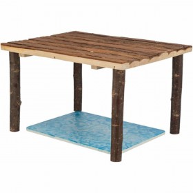 Giocattolo per Roditori Trixie Marrone Corteccia di albero 45 × 27 × 35 cm Piattaforma