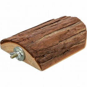 Giocattolo per Roditori Trixie Corteccia di albero 10 × 15 CM Piattaforma Marrone