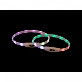 Collare LED per Animali Domestici Trixie Multicolore Silicone Plastica