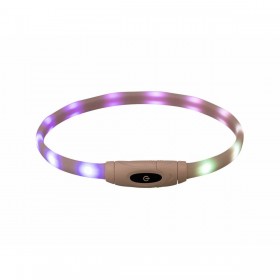 Collare LED per Animali Domestici Trixie Multicolore Silicone Plastica