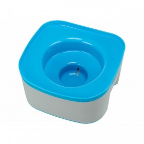 Ciotola Rinfrescante per Animali Domestici Trixie Azzurro Grigio scuro Plastica 21 × 11 × 21 CM