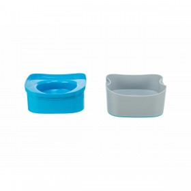 Ciotola Rinfrescante per Animali Domestici Trixie Azzurro Grigio scuro Plastica 21 × 11 × 21 CM