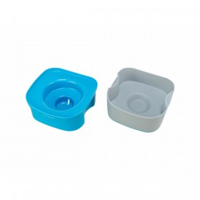 Ciotola Rinfrescante per Animali Domestici Trixie Azzurro Grigio scuro Plastica 21 × 11 × 21 CM