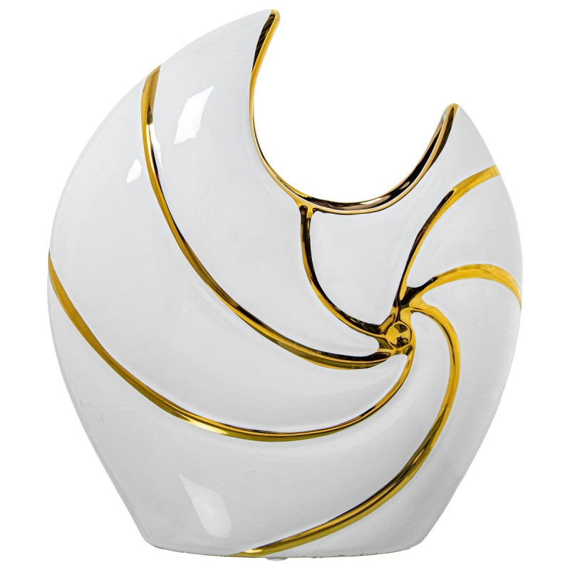 Vaso Alexandra House Living Bianco Ceramica 22 x 9 x 25 cm