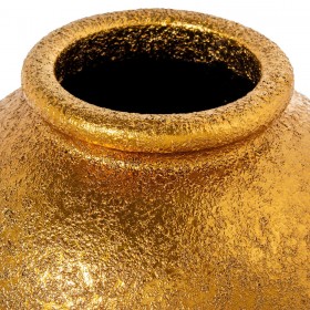 Vaso Alexandra House Living Dorato Ceramica 33 x 25 x 59 cm