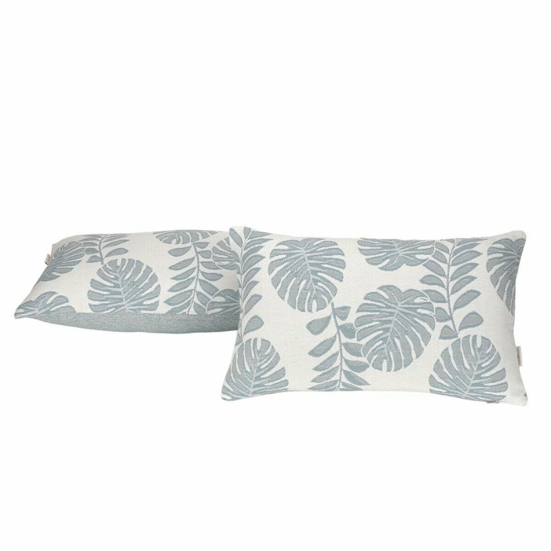 Fodera per cuscino Alexandra House Living Ordesa Azzurro Bianco 2 Unità