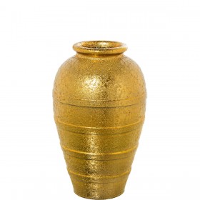 Vaso Alexandra House Living Dorato Ceramica 25 x 24 x 38 cm