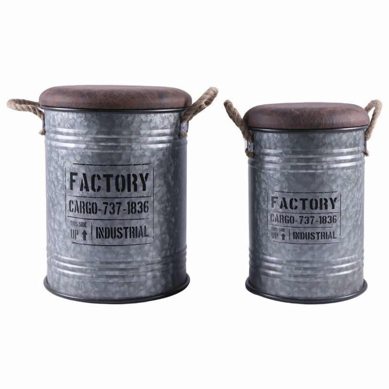 Set di Bauli Home ESPRIT Dorato Vintage