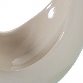 Vaso Alexandra House Living Grigio chiaro Ceramica 15 x 44 x 31 cm Cesto