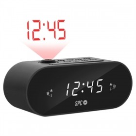 Radiosveglia con proiettore LCD SPC 1 Nero (1 Unità)
