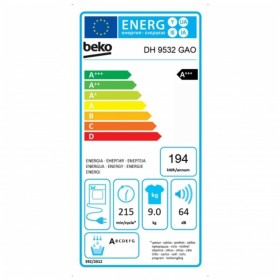 Asciugatrice a condensazione BEKO DH 9532 GAO Bianco