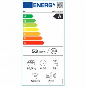 Lavatrice LG F4WV7010S2W Bianco 1400 rpm 10,5 kg