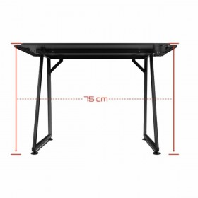 Scrivania GAMING DRIFT DRDZ75 Nero Nero/Rosso 100 x 60 cm