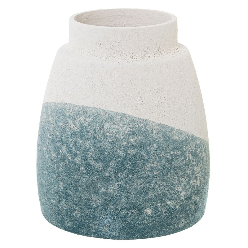 Vaso Alexandra House Living Azzurro Beige Ceramica 16 x 16 x 24 cm