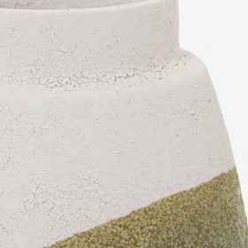 Vaso Alexandra House Living Azzurro Beige Ceramica 16 x 16 x 24 cm
