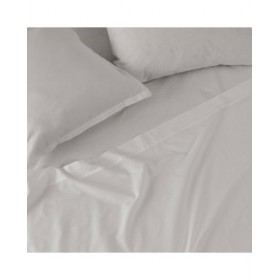 Lenzuolo con angoli aderenti HappyFriday BASIC Grigio 105 x 200 x 32 cm