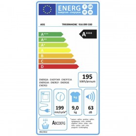 Asciugatrice AEG TR939M4OBC 9 kg