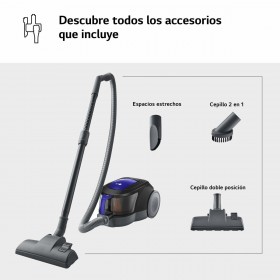 Aspirapolvere senza Sacchetto LG VK8506NHAG Rosso 650 W