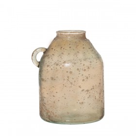 Vaso in Vetro Riciclato Alexandra House Living Marrone Cristallo 18 x 18 x 23 cm