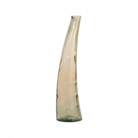Vaso da pavimento Alexandra House Living Marrone Chiaro Cristallo 20 x 20 x 73 cm