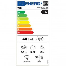 Lavatrice BEKO VBM3WFU37213WA 1200 rpm 7 kg Bianco