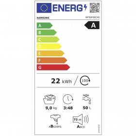 Lavatrice Samsung WF90F09C4SU3 1400 rpm 9 kg