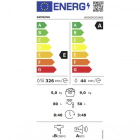 Lavatrice - Asciugatrice Samsung WD90DG5G34BEEC 1400 rpm 9kg / 6kg