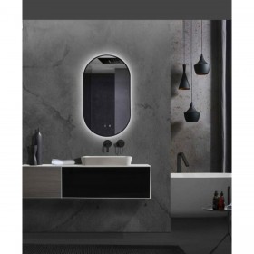 Specchio da bagno con luce LED Ledimex TOKYO M TOKY022-90NG 90 x 50 cm