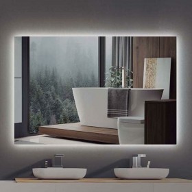 Specchio da bagno con luce LED Ledimex SUEC006-90 90 x 80 cm Specchio