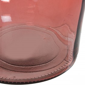Vaso in Vetro Riciclato Alexandra House Living Rosa Cristallo 18 x 32 cm