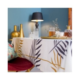 Tovaglia HappyFriday Blanc Foliage Multicolore 145 x 250 cm