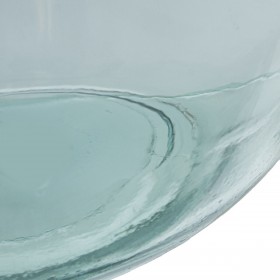 Vaso in Vetro Riciclato Alexandra House Living Trasparente Cristallo 27 x 27 x 29 cm