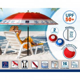 Ombrellone Ø 220 cm SPF50+ Ancora