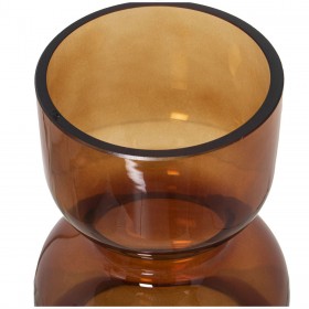 Vaso Alexandra House Living Ambra Cristallo 9 x 20 cm